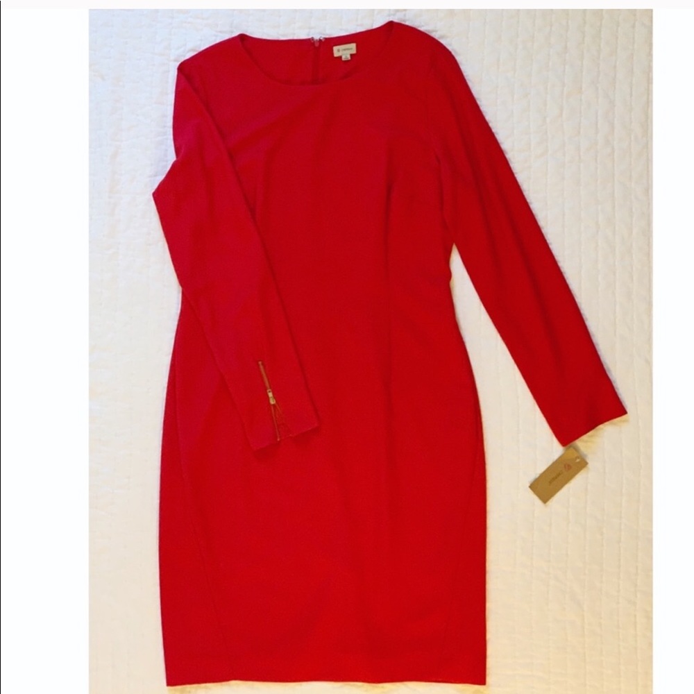 Elegant Cremieux Red Dress